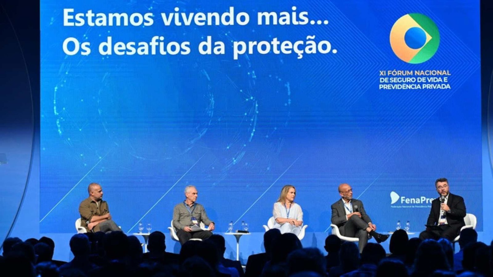 Especialistas no XI Fórum Nacional de Seguro de Vida e Previdência Privada