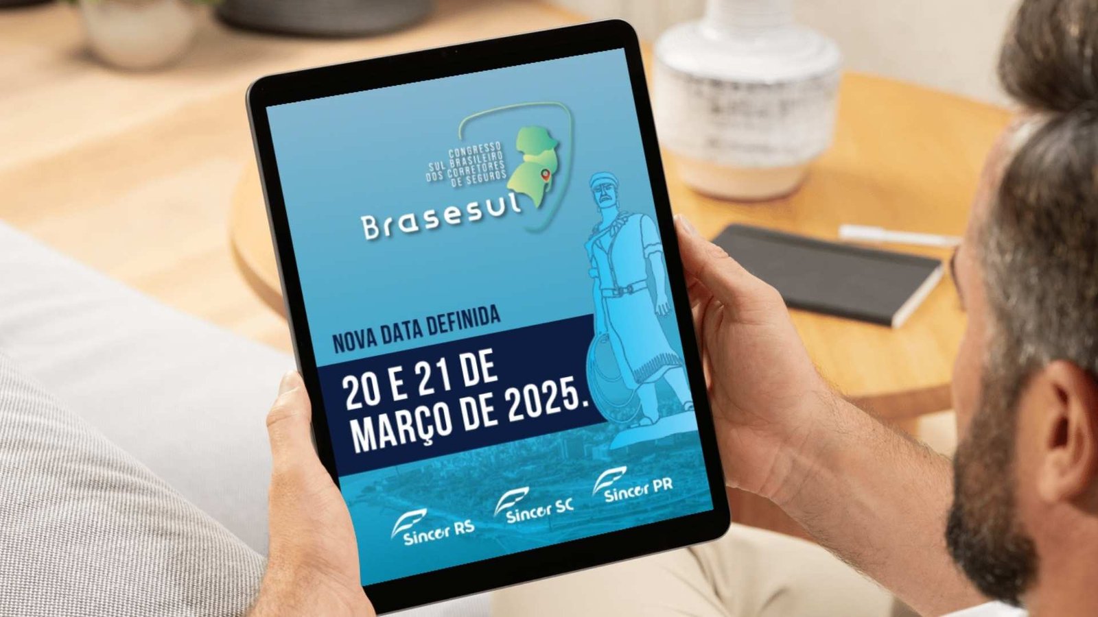 Mockup com arte do Brasesul 2025