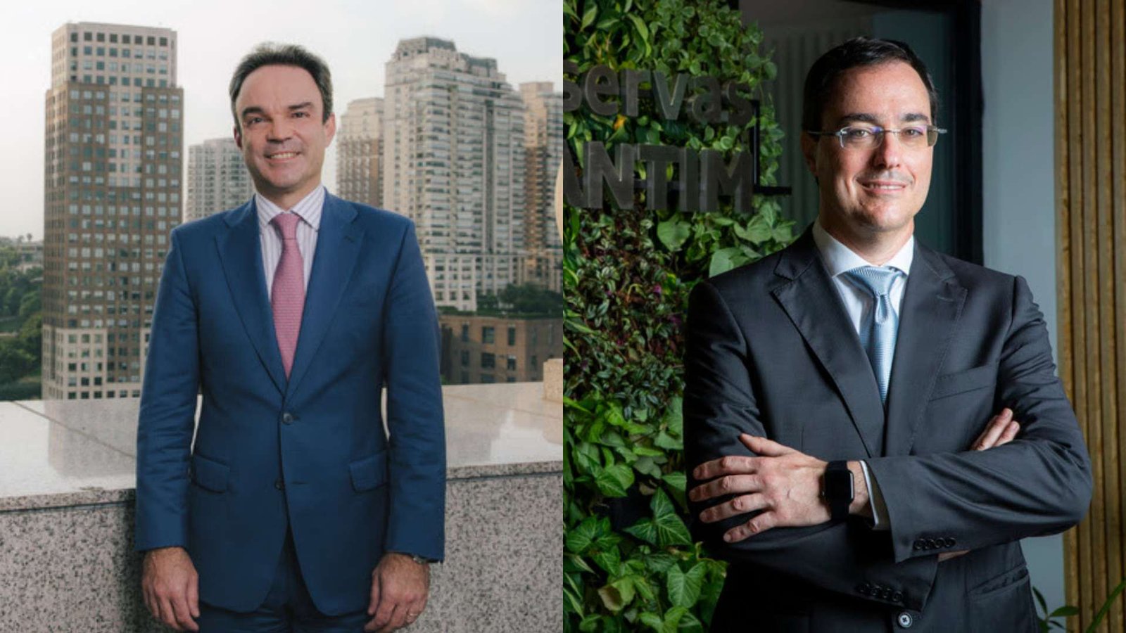 Felipe Nascimento CEO da MAPFRE e David Canassa diretor executivo da Reservas Votorantim