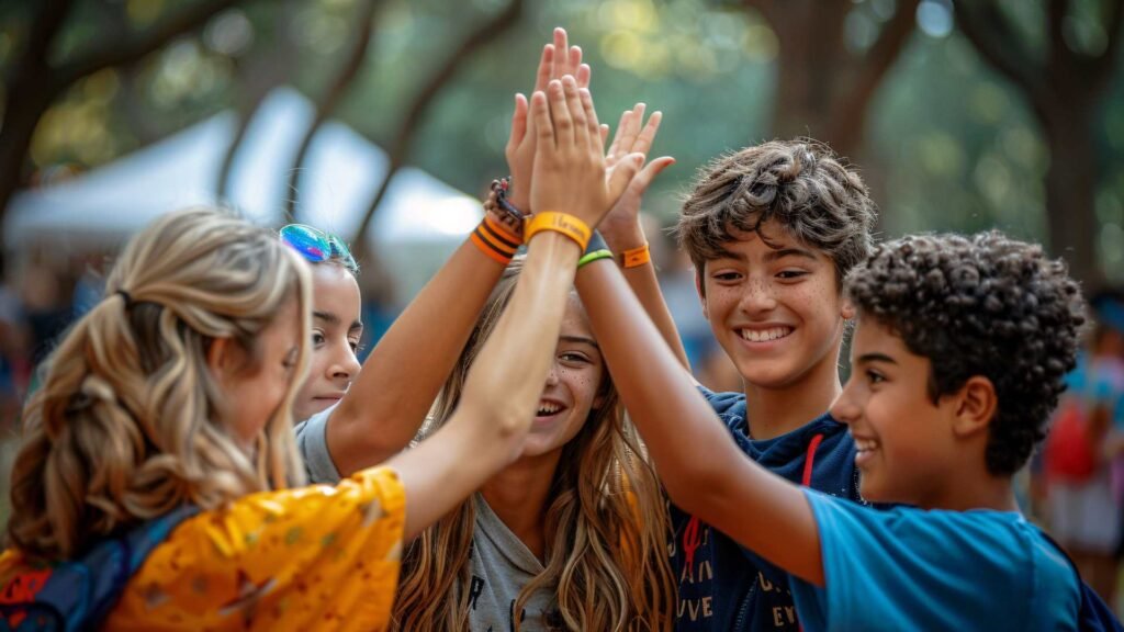 Perspectiva de adolescentes diversos que praticam actividades de saúde e bem-estar para si mesmos e para a sua comunidade