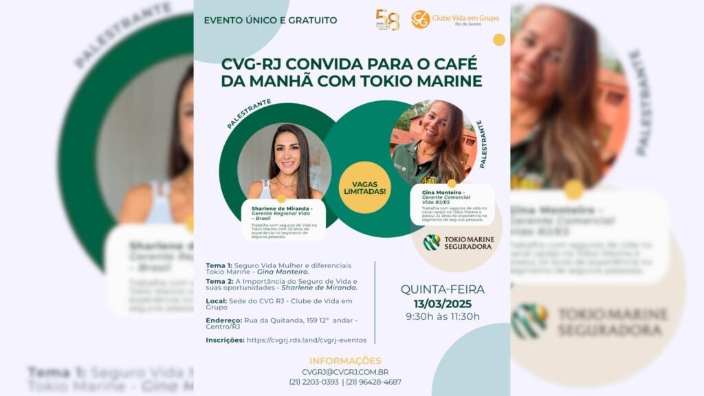 CVG-RJ recebe a Tokio Marine para um café da manhã