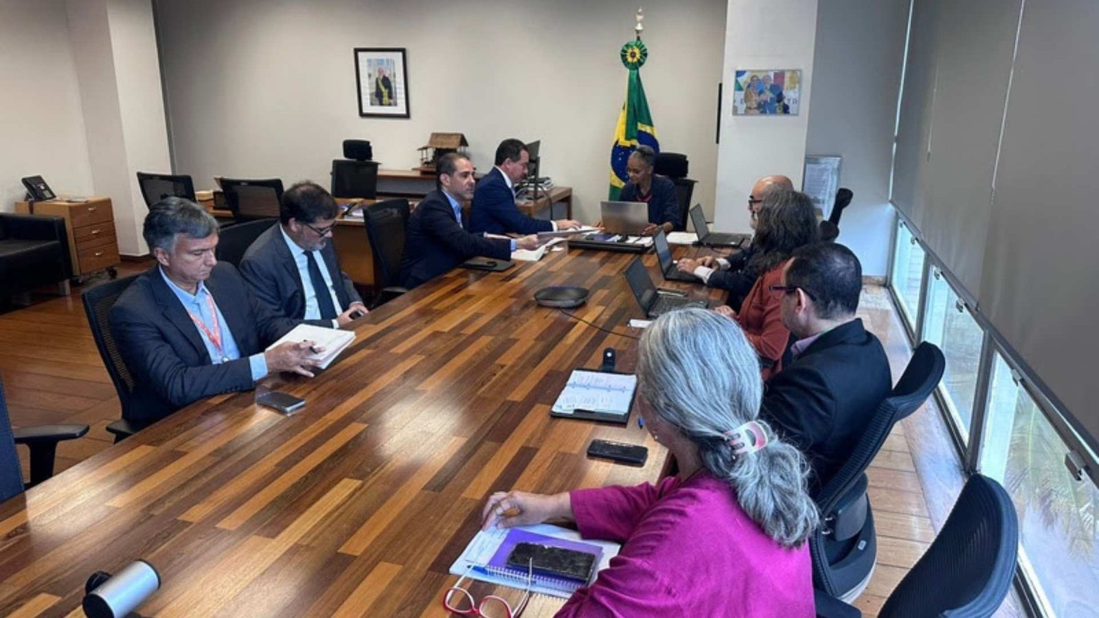 Reunião com a ministra Marina Silva