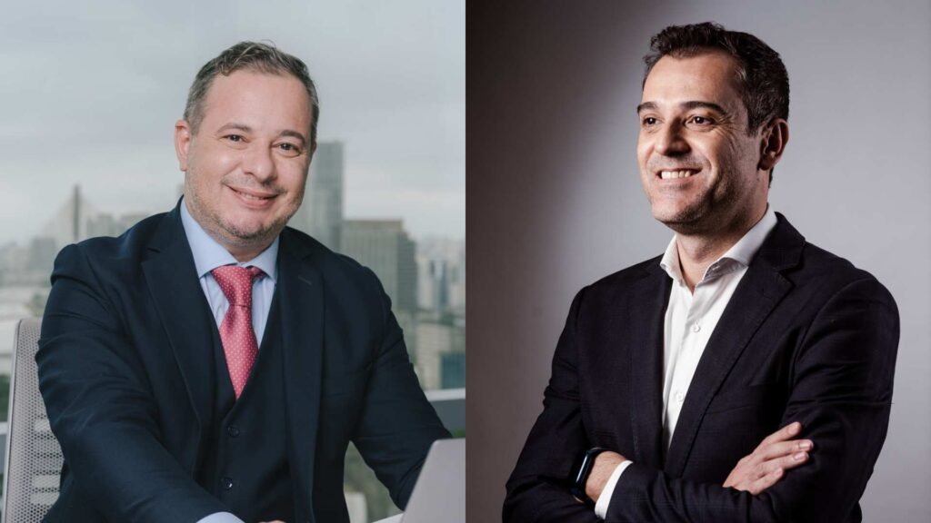 Roberto de Antoni da MAPFRE e Fabiano Sardá da MAWDY