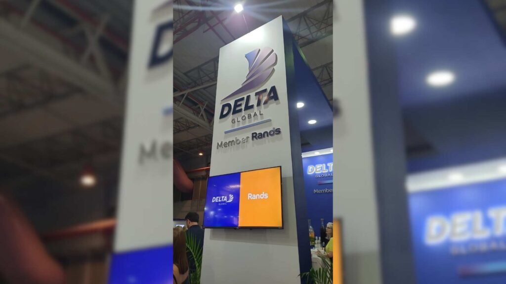 Estande da Delta Global
