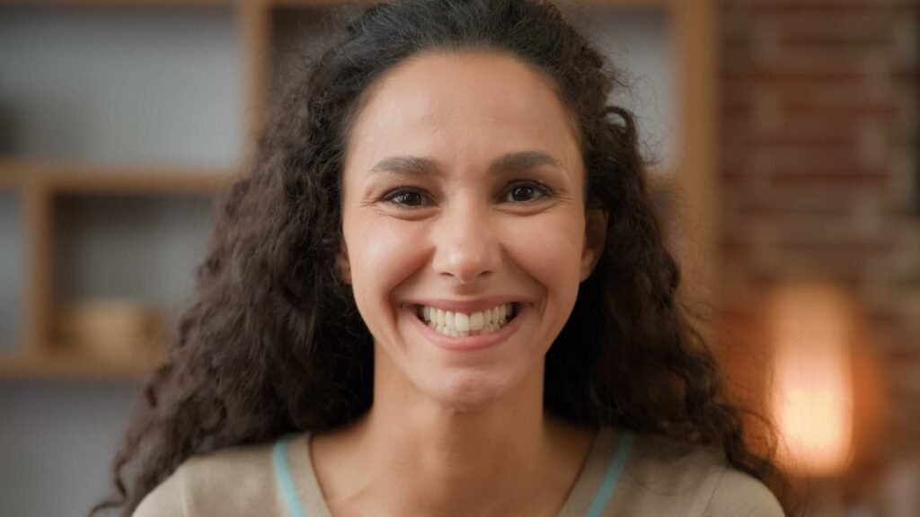 Mulher sorrindo