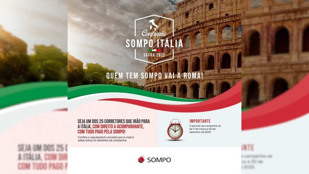 Quem tem Sompo vai a Roma