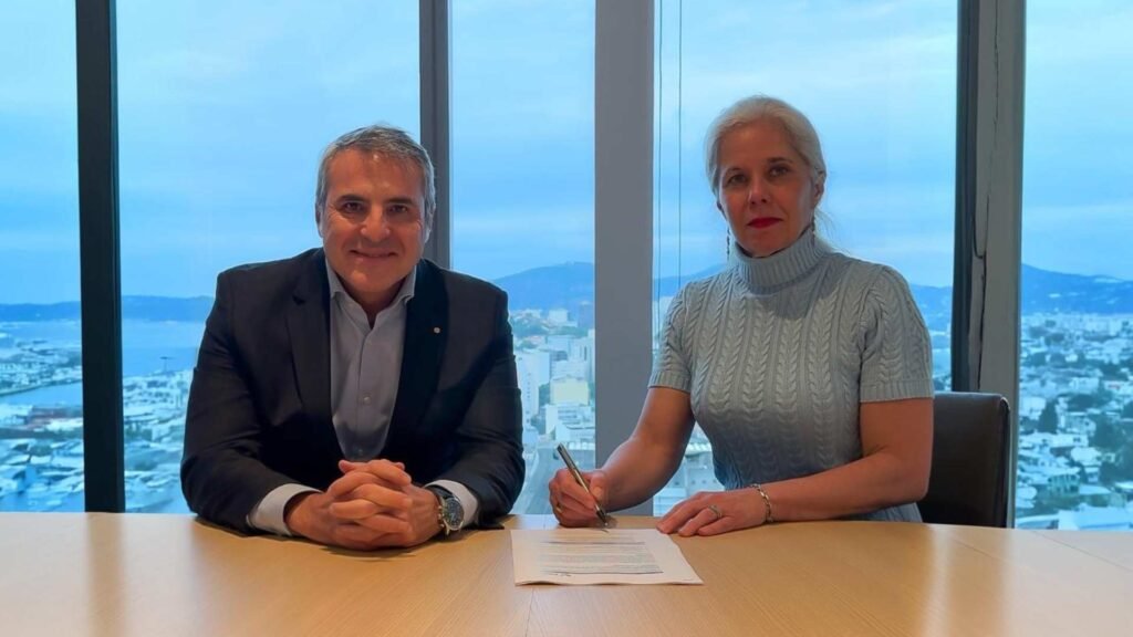 Antonio Rezende vice-presidente Jurídico da Prudential do Brasil e Goret Paulo diretora de Pesquisa e Inovação da FGV