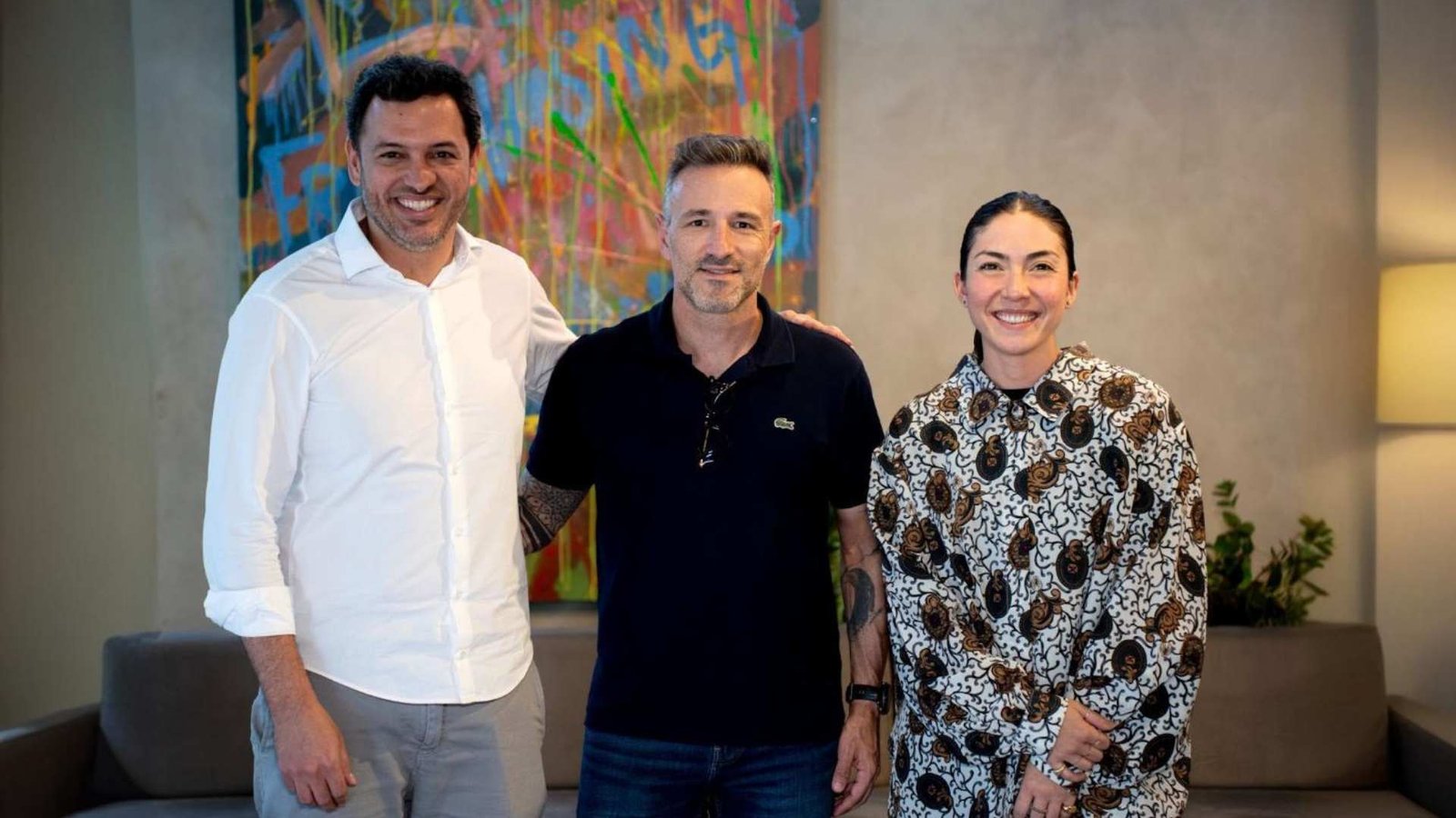 Igor Mascarenhas CEO da Pier Gustavo Zanon CEO da Seguralta e Camila Kataguiri co CEO da Pier