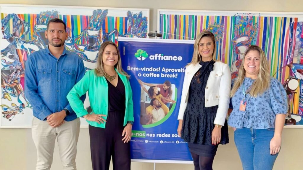 Darlem Gonçalves (Simetria Brasil), Cristiane Afonso (Assessoria Benefício Intelectual), Fabiana Cardoso (Affiance) e Thais Oliveira (Aurora Saúde)