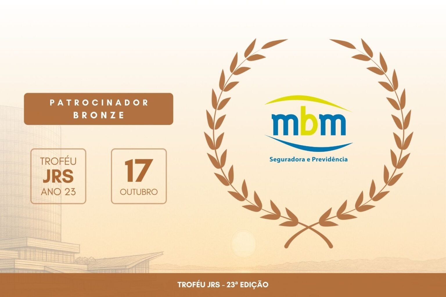 Mbm Grupo MBM é Patrocinador Bronze do 23º Troféu JRS - JRS PORTAL